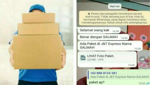 Gambar Hati-hati! Modus Baru Menguras Isi Rekening dengan Mengirimkan Informasi Paket melalui Aplikasi Android