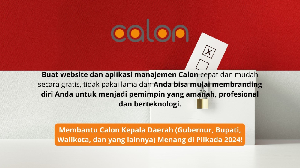 Gambar Sukseskan Pilkada 2024 dengan Website Calon.id untuk Calon Anggota Pemerintahan